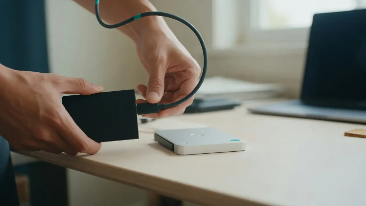 スマホの容量がいっぱいになったときの整理順の解説に添えた絵。記事の内容を表す作り絵で、実在の場所や人を撮影した写真ではありません